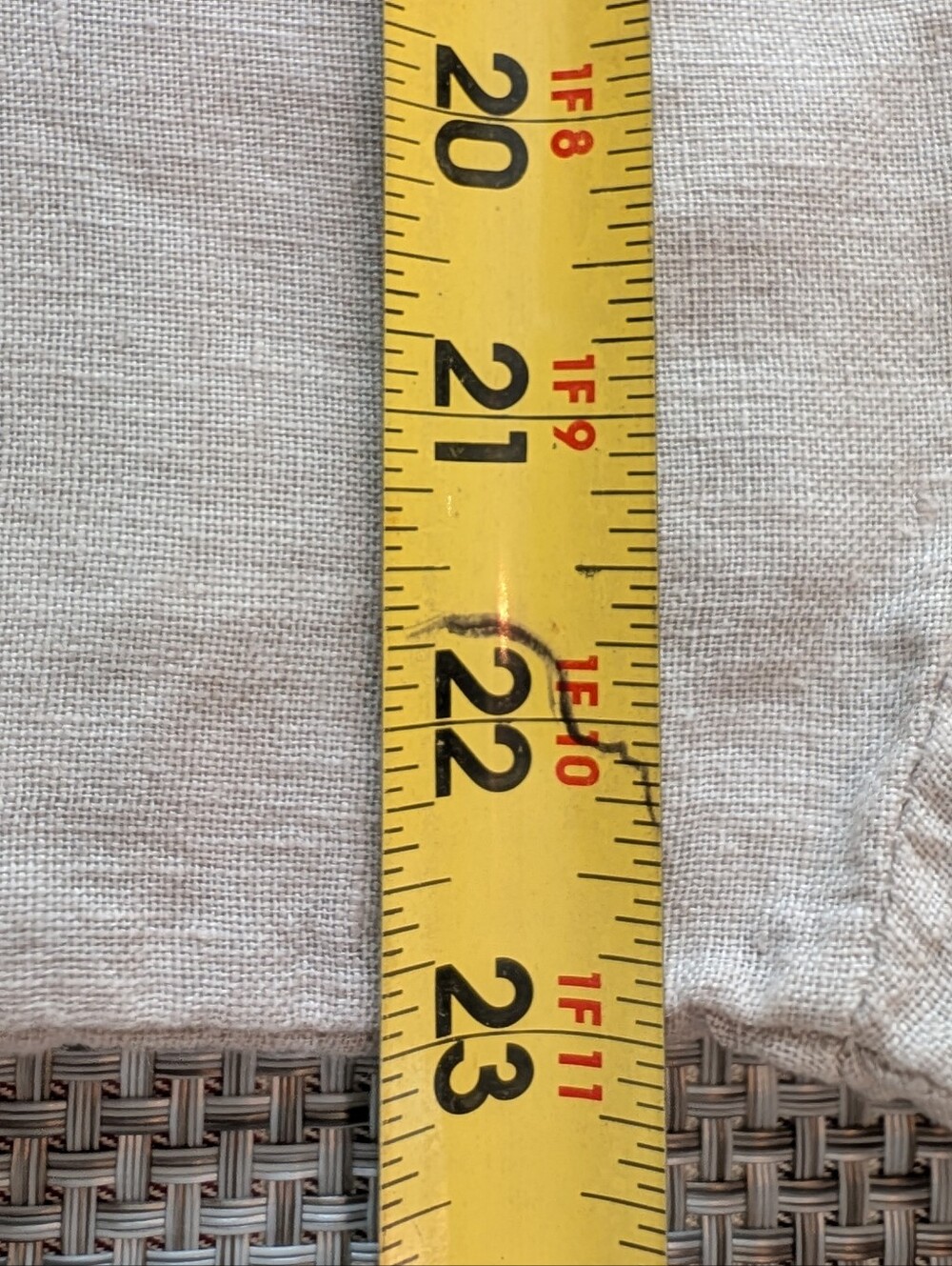 100% Linen Boxy Top,Sand Color - Picture 6 of 8